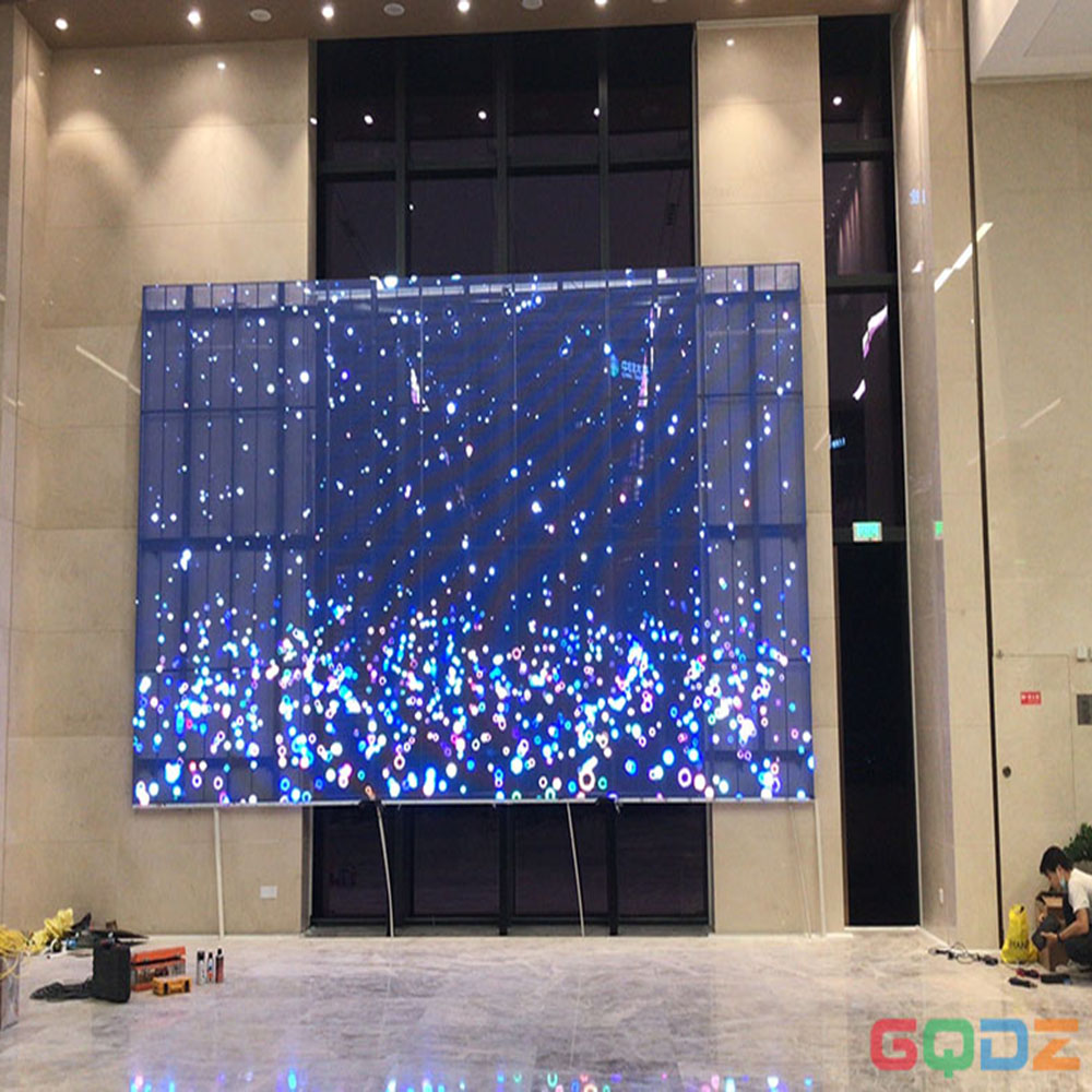 南寧東盟經貿中心P3.91 透明屏 28平米